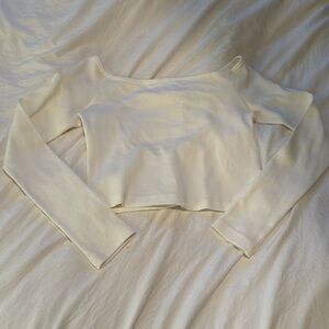 Princess polly off the shoulder top white
